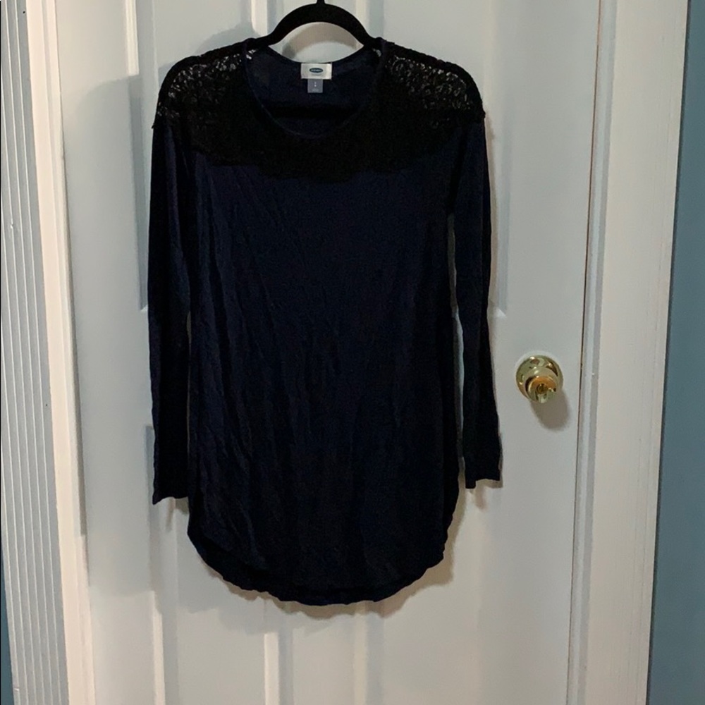 black navy tunic